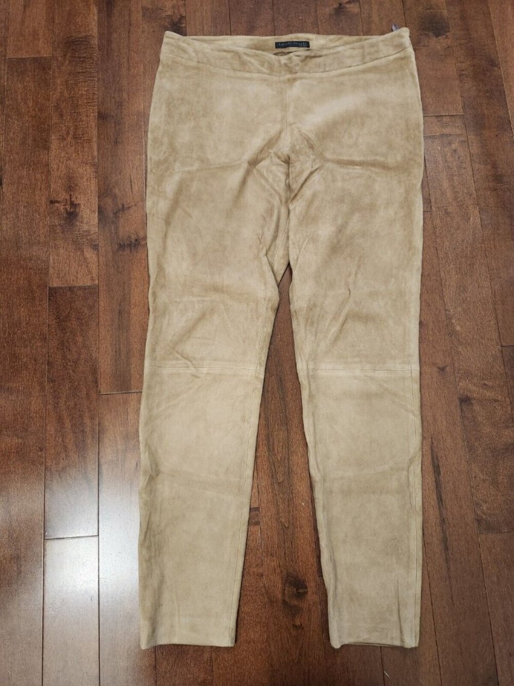 Fabiana Filippi women's beige suede pants in size XL